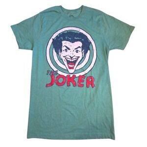 DC Comics Originals Retro The Joker Target Green T-Shirt Size Small